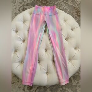 Lululemon Wunder Under Train High Rise Tight Tye Dye sz 2